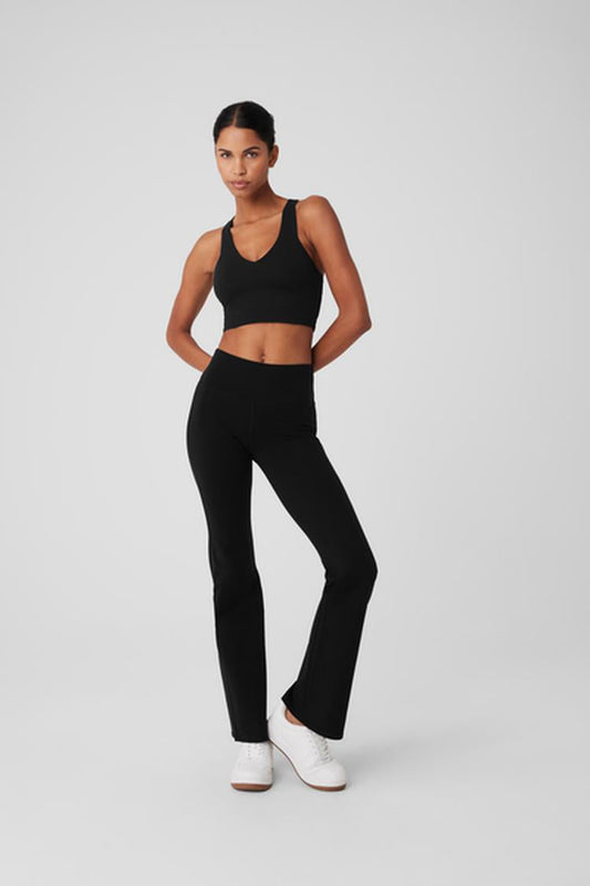 AIRBRUSH HIGH-WAIST FLARE LEGGING