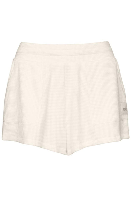 WAFFLE HIGH-WAIST WEEKEND ESCAPE SHORT