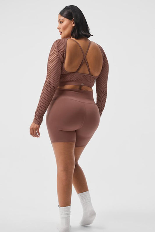 AIRBRUSH HIGH-WAIST 5'' BIKER SHORT