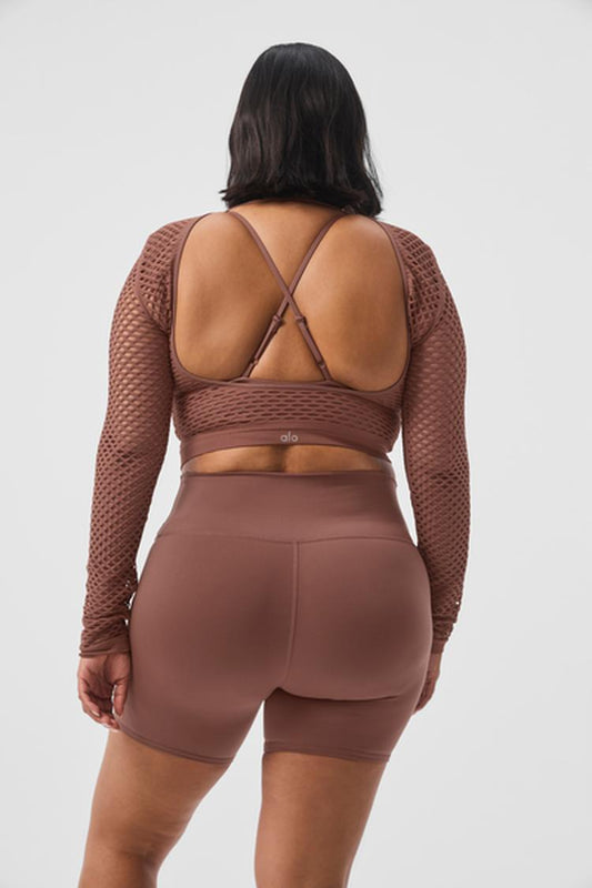 AIRBRUSH HIGH-WAIST 5'' BIKER SHORT