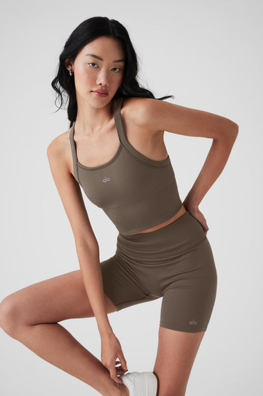 SEAMLESS RIBBED FAVORITE BRA TANK