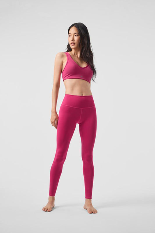 AIRLIFT RIBBED JUMP START V-NECK BRA